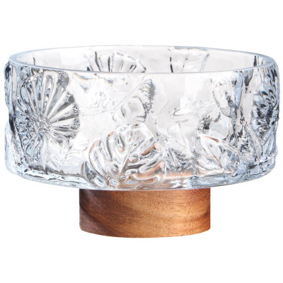 Конфетница "FLORA" 650 мл диаметр 14 см высота 9 см LEFARD 750-007