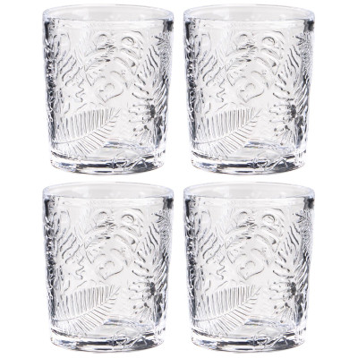Набор стаканов из 4 шт. "FLORA" 350 мл/10 см LEFARD 750-008