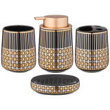 Набор для ванной комнаты 4 пр. 400 мл 8,4*8,4*13см LEFARD 755-1011