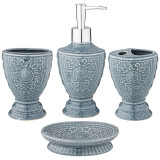 Набор для ванной комнаты 4 пр. 250мл 8,5*6,6*19см LEFARD 755-1020
