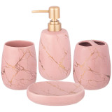 Набор для ванной комнаты 4 пр. (кор=12наб.) 400 мл LEFARD 755-238