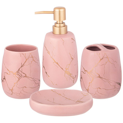 Набор для ванной комнаты 4 пр. (кор=12наб.) 400 мл LEFARD 755-238