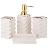 Набор для ванной комнаты 4 пр. (кор=12наб.) 350 мл LEFARD 755-244