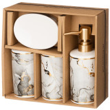 Набор для ванной комнаты 4 пр. (кор=12наб.) 360 мл LEFARD 755-245