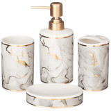 Набор для ванной комнаты 4 пр. (кор=12наб.) 360 мл LEFARD 755-245