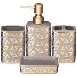 Набор для ванной комнаты 4 пр. (кор=12наб.) 360 мл LEFARD 755-247