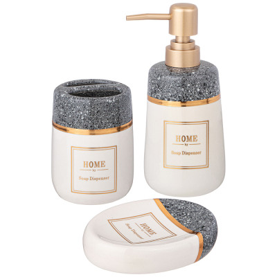 Набор для ванной комнаты 3 пр. 400 мл LEFARD 755-271