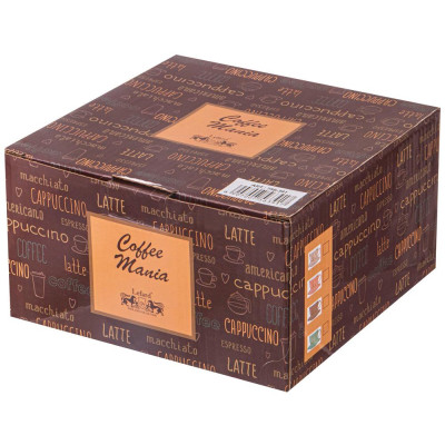 Чайная пара КОФЕМАНИЯ, 450мл 17*16,5*8,5см LEFARD 756-388