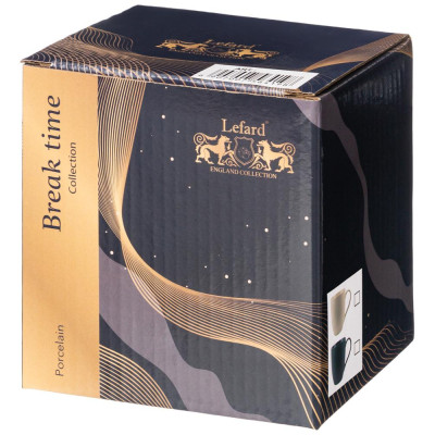 Кружка светло-бежевая 380 мл (кор=36шт) LEFARD 756-409