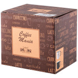 Кружка белая с черной ручкой 400 мл (кор=36шт) 13,3*9,6*11,5см LEFARD 756-413