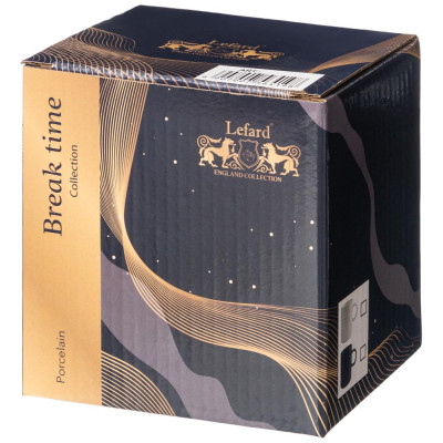 Кружка белая 380 мл (кор=24шт) LEFARD 756-418