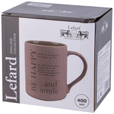 Кружка "COFFEEMANIA" 400мл LEFARD 756-461