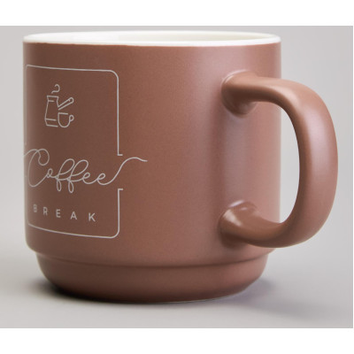 Набор кружек 4шт на метал.подставке 360мл LEFARD 756-473-6