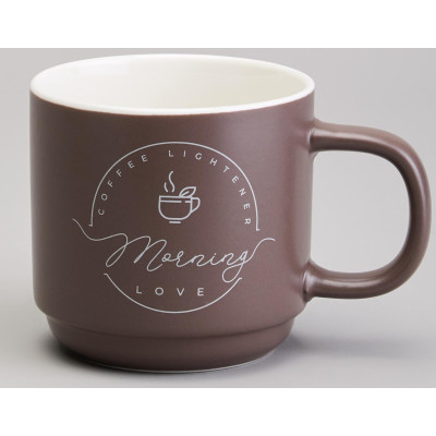 Набор кружек 4шт на метал.подставке 360мл LEFARD 756-473-7