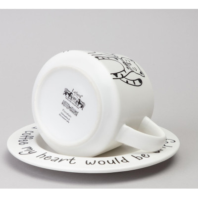 Чайный набор на 1 персону "КОТЫ" цвет белый LEFARD 756-474-2