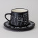 Чайный набор на 1 персону "КОТЫ" цвет черный LEFARD 756-475