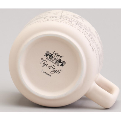 Кружка 400мл с бамбуковой крышкой "SWEET HOME" 9.6*8cm LEFARD 756-476-6