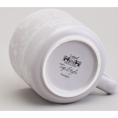 Кружка 400мл с бамбуковой крышкой "LOVING FAMILY" 9.6*8cm LEFARD 756-478-6