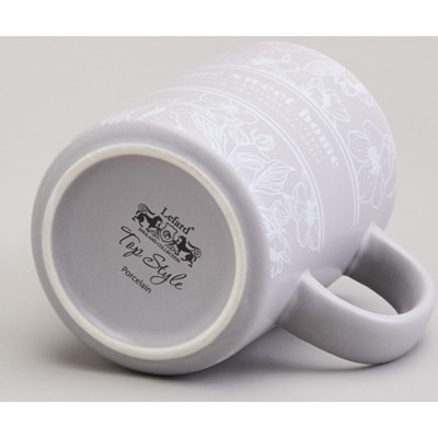 Кружка 400мл с бамбуковой крышкой "LOVING FAMILY" 8*10.9cm LEFARD 756-480-6