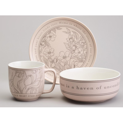 Набор посуды 3 предмета "LOVING FAMILY" LEFARD 756-481