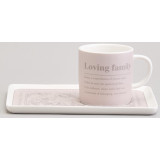 Чайный набор 210mл "LOVING FAMILY" на 1 персону LEFARD 756-483