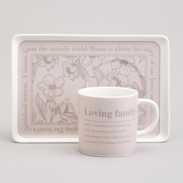 Чайный набор 210mл "LOVING FAMILY" на 1 персону LEFARD 756-483-1