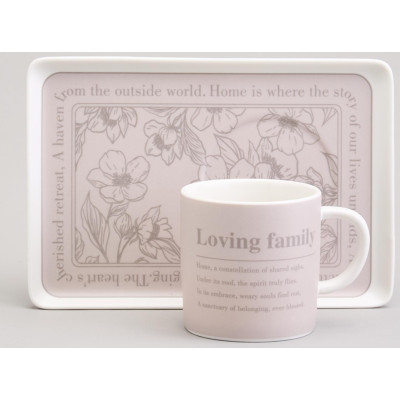 Чайный набор 210mл "LOVING FAMILY" на 1 персону LEFARD 756-483-1