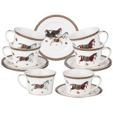 Чайный набор "PASSAGE" на 6 пер. 12 пр. 250 мл (кор=8наб.) LEFARD 760-043