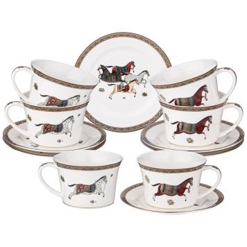 Чайный набор "PASSAGE" на 6 пер. 12 пр. 250 мл (кор=8наб.) LEFARD 760-043