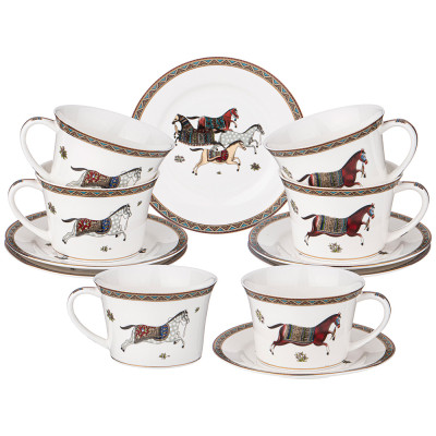 Чайный набор "PASSAGE" на 6 пер. 12 пр. 250 мл (кор=8наб.) LEFARD 760-043