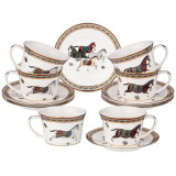 Кофейный набор "PASSAGE" на 6 пер. 12 пр. 180 мл (кор=12наб.) LEFARD 760-045