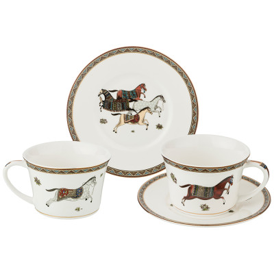 Кофейный набор "PASSAGE" на 2 пер. 4 пр. 180 мл (кор=24наб.) LEFARD 760-046