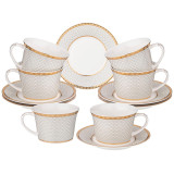 Чайный набор "CLASSIC" на 6 пер. 12 пр. 250 мл (кор=8набор.) LEFARD 760-389