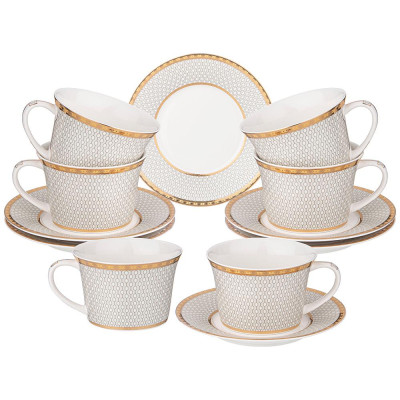 Чайный набор "CLASSIC" на 6 пер. 12 пр. 250 мл (кор=8набор.) LEFARD 760-389