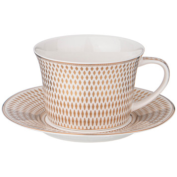 Чайный набор "RADIAL GOLD" на 6 пер. 12 пр. 250 мл (кор=8наб.) LEFARD 760-414-1