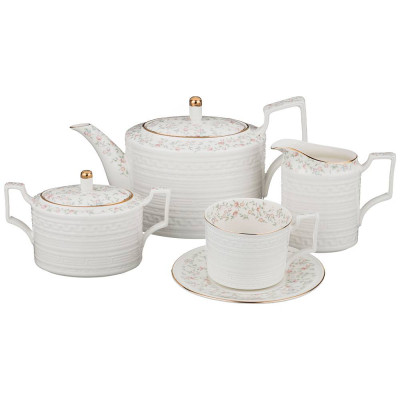 Чайный сервиз "ФАБЬЕН" на 6 персон 15 пр. 1100/400/300/280 мл (кор=1наб.) LEFARD 760-462