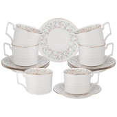 Чайный набор "ФАБЬЕН" на 6 пер. 12 пр. 280 мл (кор=8набор.) LEFARD 760-463