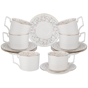 Чайный набор "ФАБЬЕН" на 6 пер. 12 пр. 280 мл (кор=8набор.) LEFARD 760-463