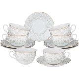 Чайный набор "ФАБЬЕН" на 6 пер. 12 пр. 250 мл (кор=8наб.) LEFARD 760-581