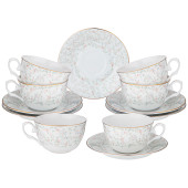 Чайный набор "ФАБЬЕН" на 6 пер. 12 пр. 250 мл (кор=8наб.) LEFARD 760-581