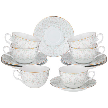 Чайный набор "ФАБЬЕН" на 6 пер. 12 пр. 250 мл (кор=8наб.) LEFARD 760-581