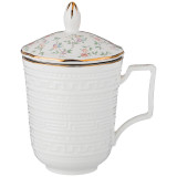 Кружка заварочная "ФАБЬЕН" 400 мл с крышкой и ситом (кор=36шт.) LEFARD 760-639