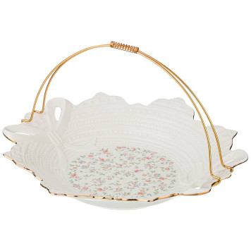 Блюдо "ФАБЬЕН" с металл. ручкой 26 см (кор=12шт.) LEFARD 760-678