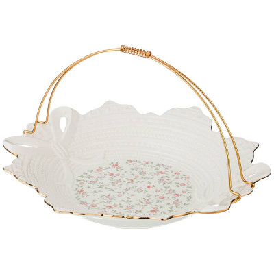 Блюдо "ФАБЬЕН" с металл. ручкой 26 см (кор=12шт.) LEFARD 760-678