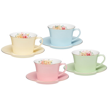 Чайный набор "ВРЕМЕНА ГОДА" на 4 пер.8 пр. 250 мл микс (кор=8наб.) LEFARD 760-681