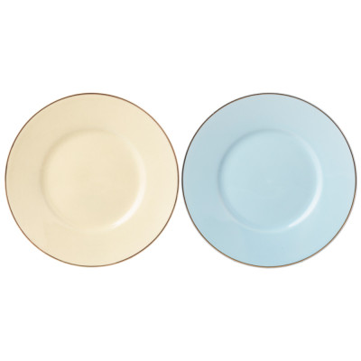 Чайный набор "ВРЕМЕНА ГОДА" 4 пр. на 2 пер. 250 мл голубой-желтый (кор=24наб.) LEFARD 760-684-1