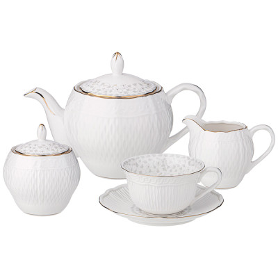 Чайный сервиз "ВИВЬЕН" на 6 пер. 15 пр. 950/350/230/250 мл (кор=4наб.) LEFARD 760-775