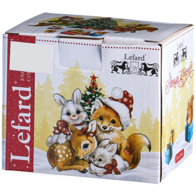 Кружка "С НОВЫМ ГОДОМ!" 300 мл красная (кор=36шт.) LEFARD 760-780-1-8