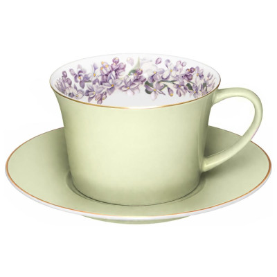 Чайная пара "LILAC" 250 мл (кор=24наб.) LEFARD 760-804-1