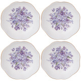 Набор розеток "LILAC" 4 шт. 10 см (кор=48наб.) LEFARD 760-810